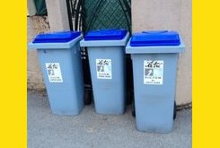 Poubelles jaunes